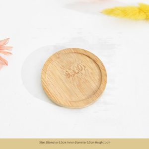 bamboo plant pot tray Handmade eco-friendly  Home decor