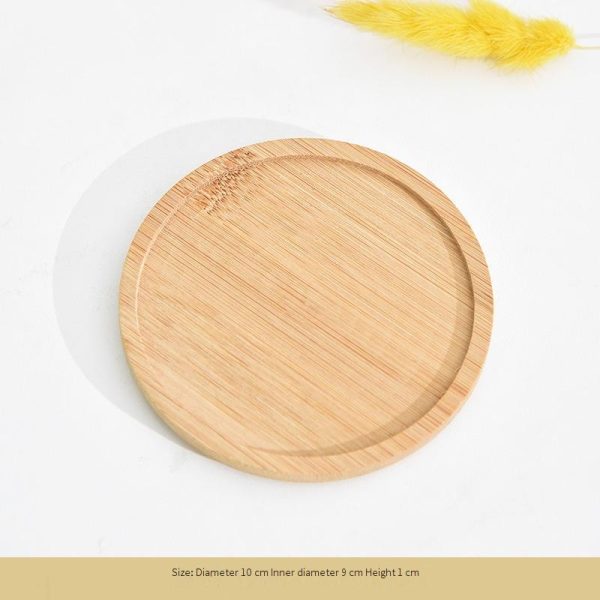 bamboo plant pot tray Handmade eco-friendly  Home decor - Image 7