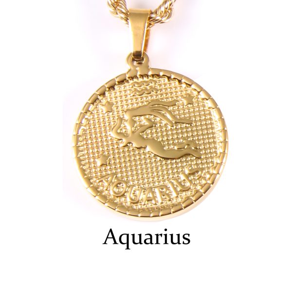 Gold-plated 12 zodiac personalized necklace - Image 4