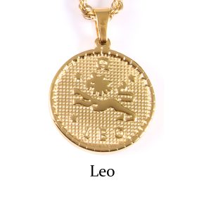 Gold-plated 12 zodiac personalized necklace