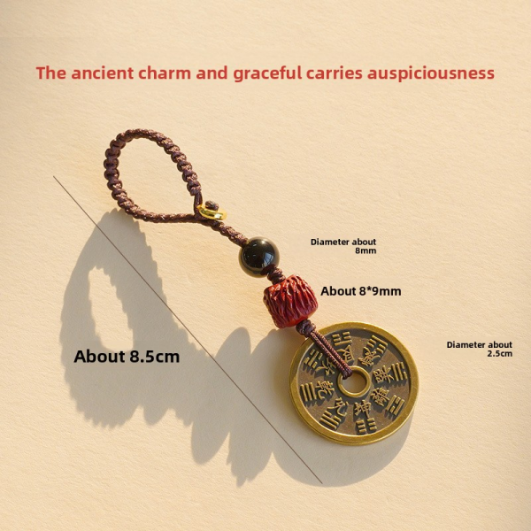 Chinese Feng Shui Cinnabar Dancing Lion Blessing Hanging Ornament – Traditional Good Luck Charm - Image 4
