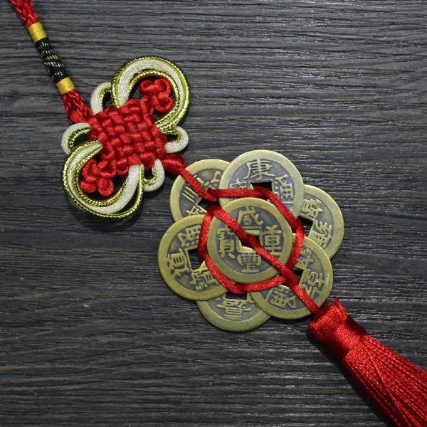 Chinese Feng Shui copper coins for master protection